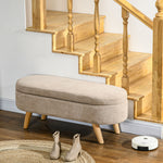 Walker Edison | Teddy Storage Ottoman Bench for any room Thumbnail