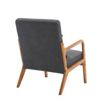 Walker Edison | Modern Accent Chair with One Pillow Thumbnail