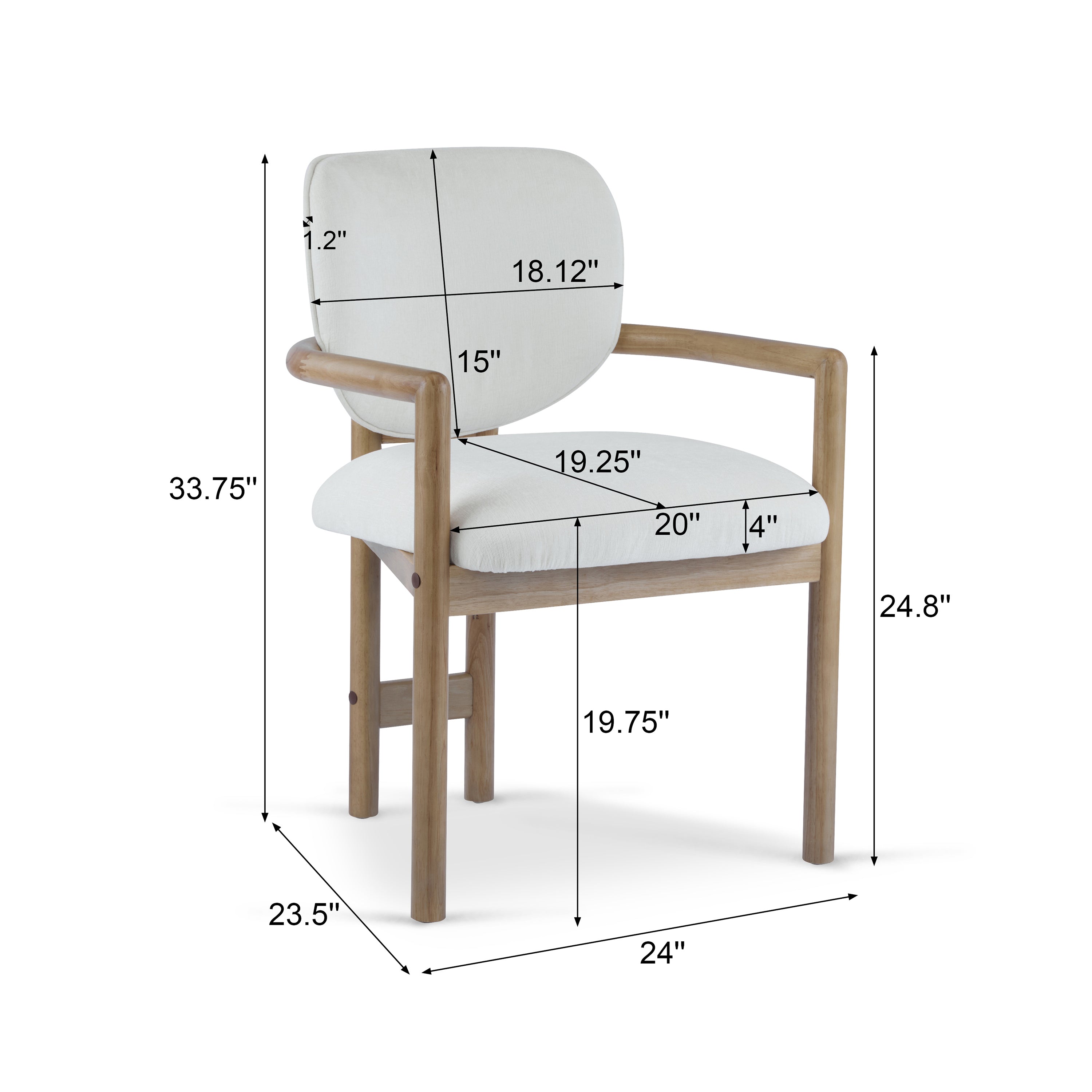 Walker Edison Dining Chairs - Thumbnail 4