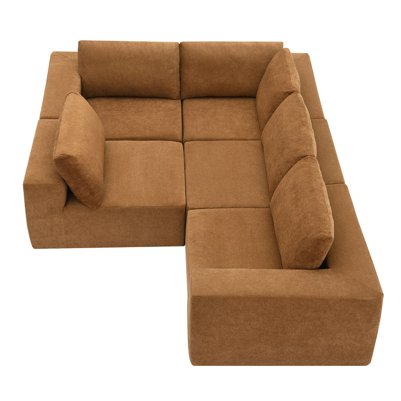 Walker Edison | Modular L-Shaped Sectional Sofa