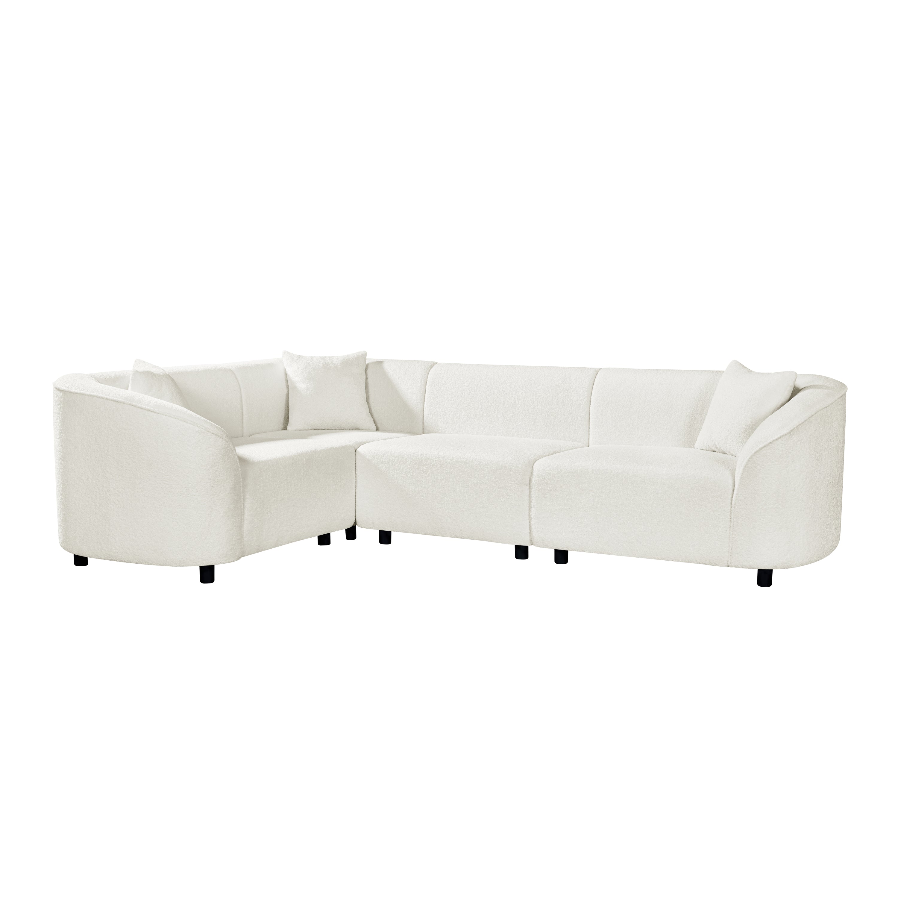 Walker Edison Sectional Sofa - Thumbnail 3