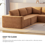 Walker Edison | Modular L-Shaped Sectional Sofa Thumbnail