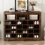 Walker Edison | Modern Entryway Shoe Cabinet & Sideboard Thumbnail