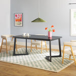 Ezra Modern Rectangle Dining Table for 6 Thumbnail