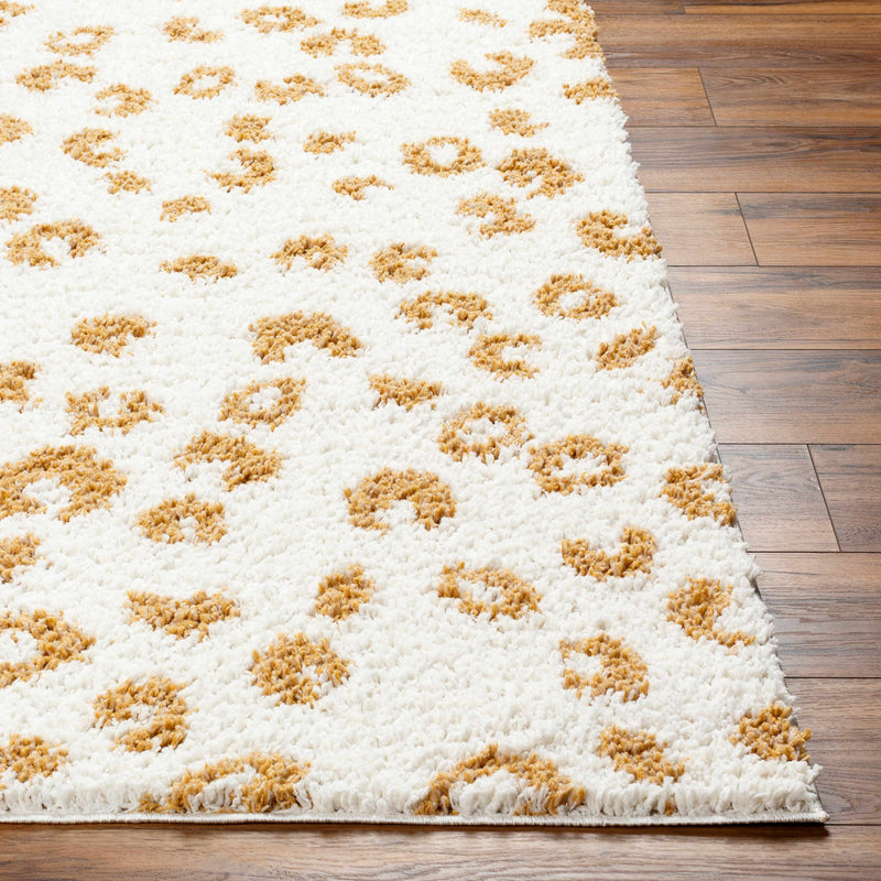 Boutique Rugs - Altin Leopard Print White Area Rug – Walker Edison
