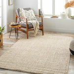 Boutique Rugs - Ambel Cream Jute Rug Rugs Boutique Rugs  Thumbnail