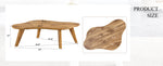 Walker Edison | Cloud Shape Wood Minimalist Coffee Table Thumbnail