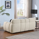 Walker Edison | Boucle Marshmallow Cloud Loveseat Sofa Thumbnail