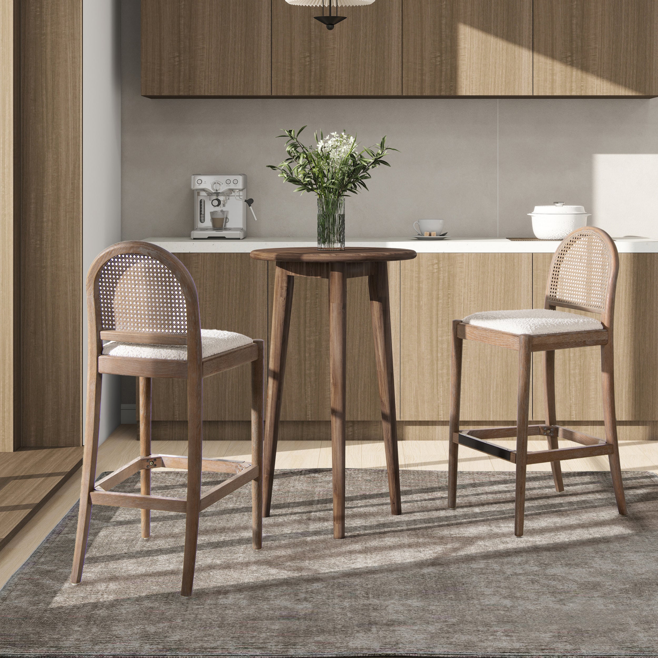 Walker Edison Panama Bar Stool