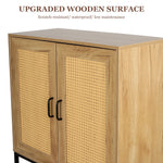 Walker Edison | Rattan Doors Storage Cabinet Thumbnail