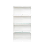 Walker Edison | Contemporary Bookshelf with Glass Doors Thumbnail