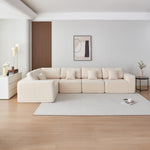 Walker Edison | Minimalist U-Shaped Sectional Modular Couch Thumbnail