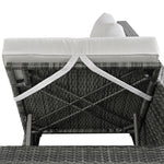 Walker Edison | Outdoor 6-Piece Wicker Storage Sofa Set Thumbnail