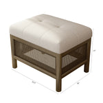 Walker Edison | Accent Ottoman Thumbnail