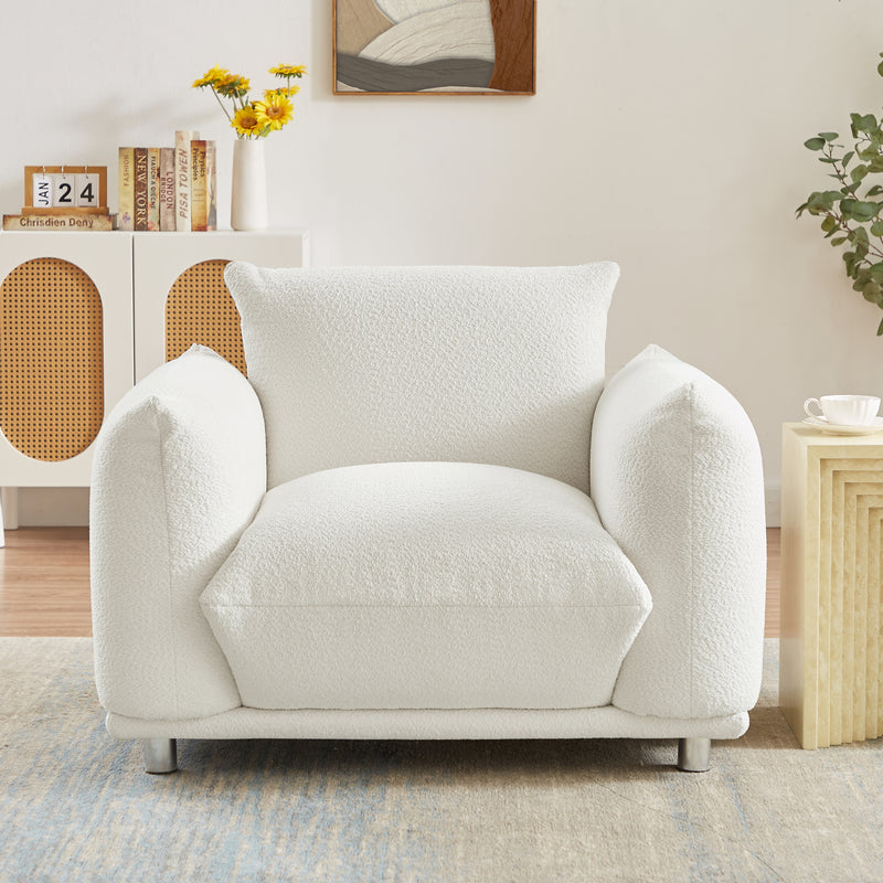 Walker Edison | Sherpa Cloud Accent Chair