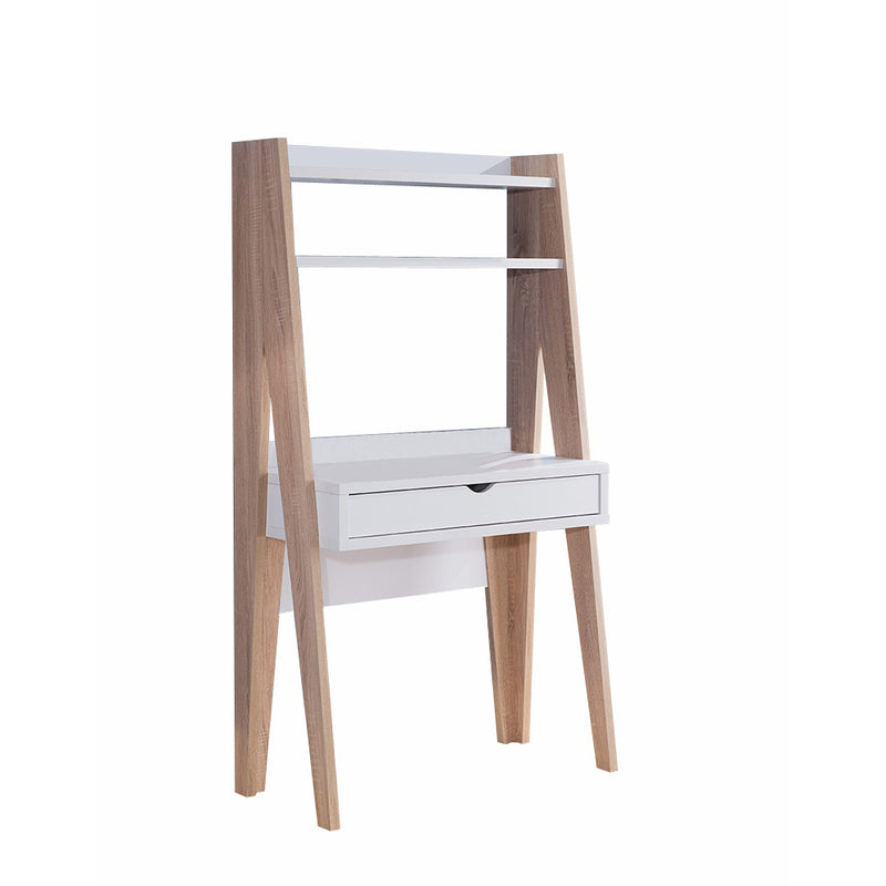 Walker Edison | White & Oack Ladder Desk