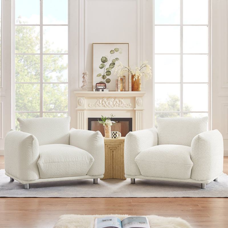 Walker Edison | Sherpa Cloud Accent Chair