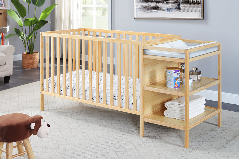 Walker Edison | Palmer 3-in-1 Convertible Crib and Changer