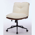 Walker Edison | Oversize Criss-Cross Desk Chair with Wheels Thumbnail