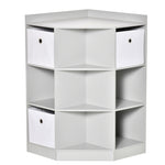 Walker Edison | Kids Corner Cubby Storage Cabinet Thumbnail