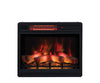 23 inch infrared quartz electric fireplace insert forward facing with white background