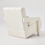 Walker Edison | Contemporary Modern Linen Upholstered Accent Chair Beige Thumbnail