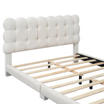 Walker Edison | Modern Full Size Upholstered Platform Bed Thumbnail