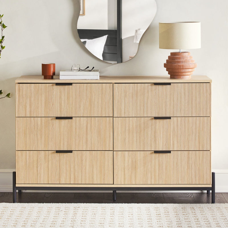 Trendy Reeded Dresser
