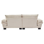 Walker Edison | Corduroy Cloud Loveseat Couch Thumbnail