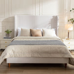 Walker Edison | Harper Tall 54" Headboard Upholstered Queen Bed Thumbnail