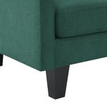 Walker Edison | Terrycloth Modern Sectional Sofa Thumbnail