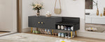 Walker Edison | Modern Entryway Shoe Storage Bench Thumbnail