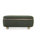 Walker Edison | Upholstered Storage Ottoman Bench Thumbnail