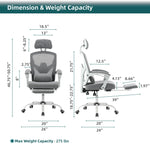 Walker Edison | White Mesh High Back Ergonomic Office Desk Chair Thumbnail