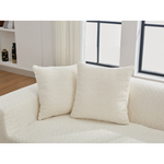 Walker Edison | Boucle Cloud Sofa Set Thumbnail