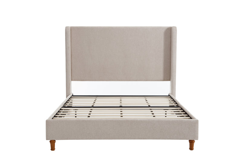 Walker Edison | Harper Tall Headboard Upholstered Bed