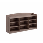 Walker Edison | Entryway Wooden Shoe Storage Bench Thumbnail