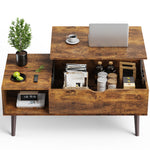 Walker Edison | Wood Lift Top Coffee Table & Desk with Storage Thumbnail