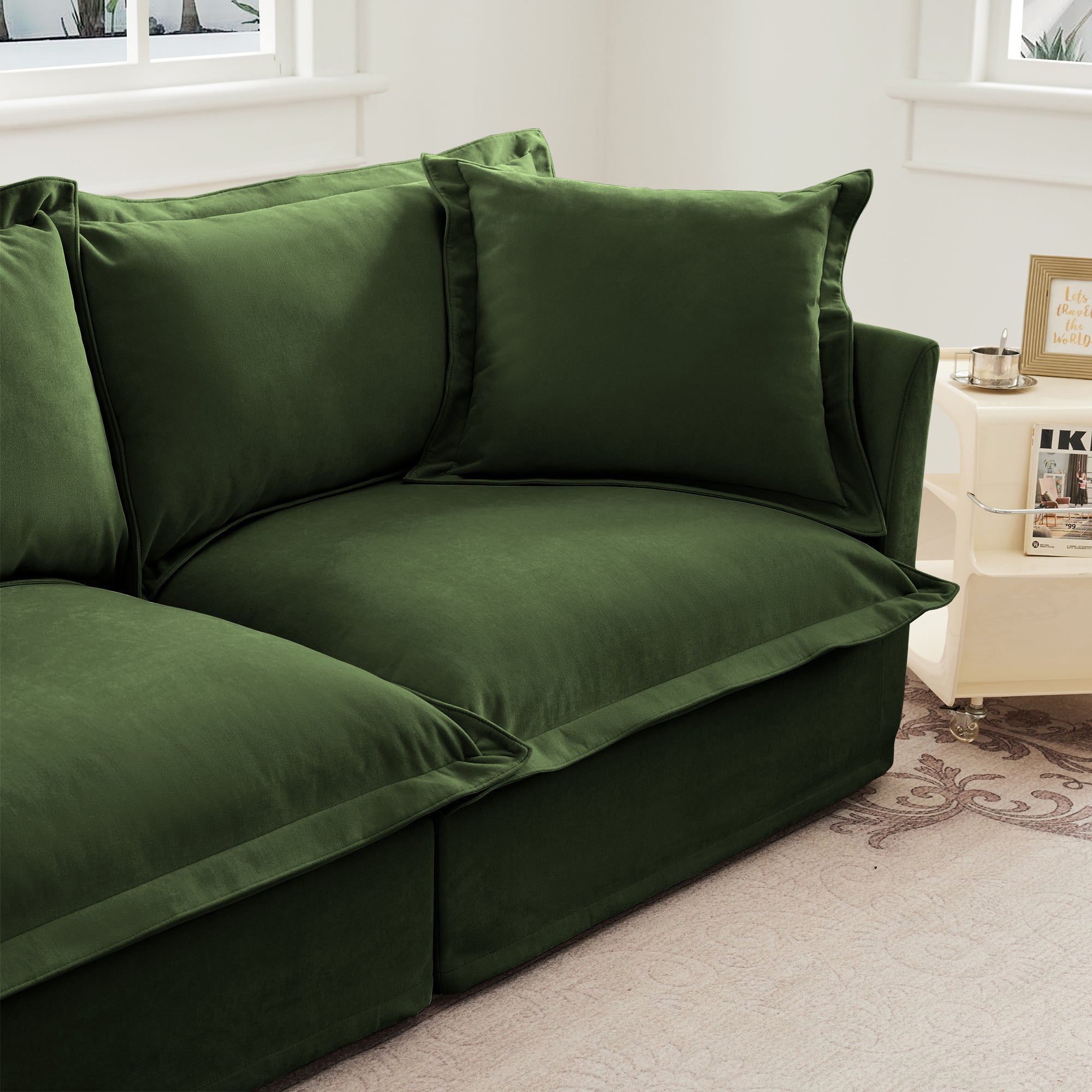 Walker Edison Loveseat Sofa - Thumbnail 5
