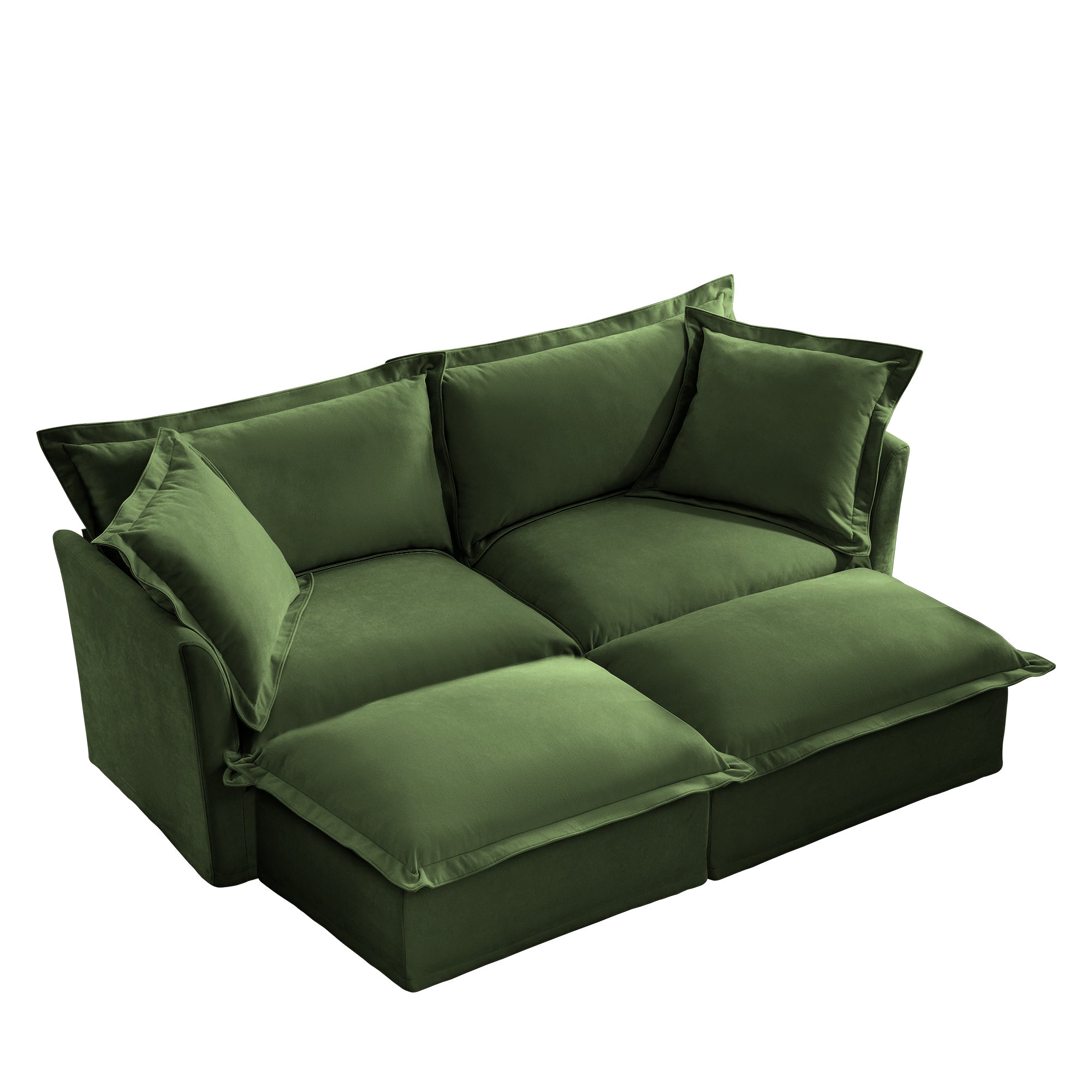 Walker Edison Loveseat Sofa - Thumbnail 2