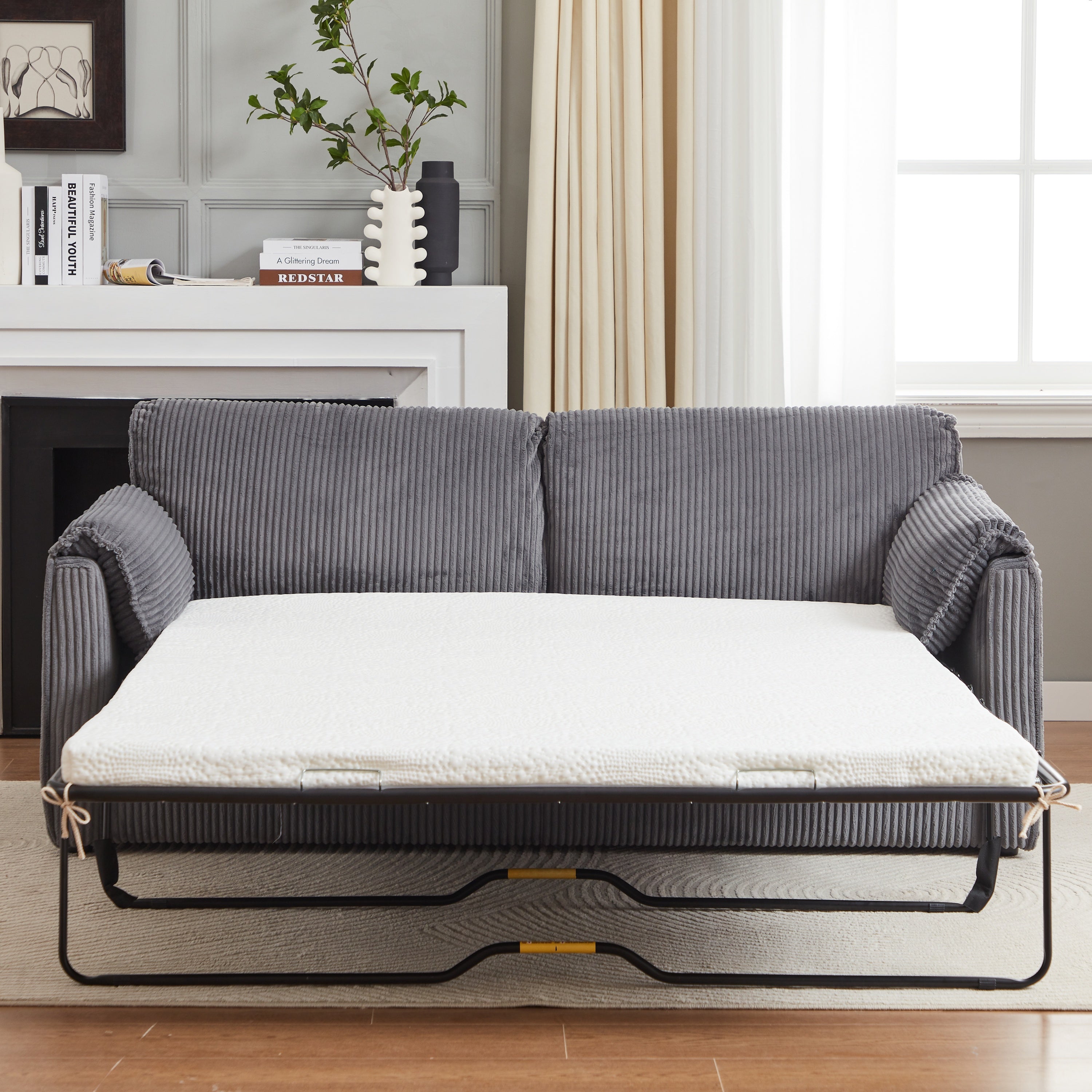 Walker Edison Sleeper Sofa Bed - Thumbnail 3