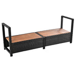 Walker Edison | Outdoor Wicker Spa Surround Frame Thumbnail