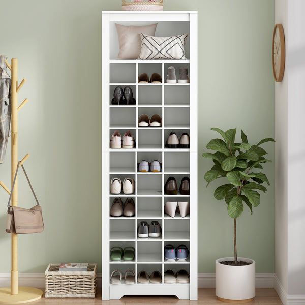 Walker Edison | Contemporary Design 30 Shoe Storage Cabinet