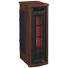 dark cherry electric infrared oscillating tower space heater