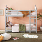 Skyler Contemporary Wood Twin over Twin Bunk Bed Thumbnail