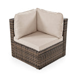 Walker Edison | Wicker 8-piece Outdoor Lounger Sofa Set Thumbnail