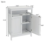 Walker Edison | Double Shutter Doors Storage Cabinet Thumbnail