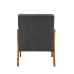 Walker Edison | Modern Accent Chair with One Pillow Thumbnail