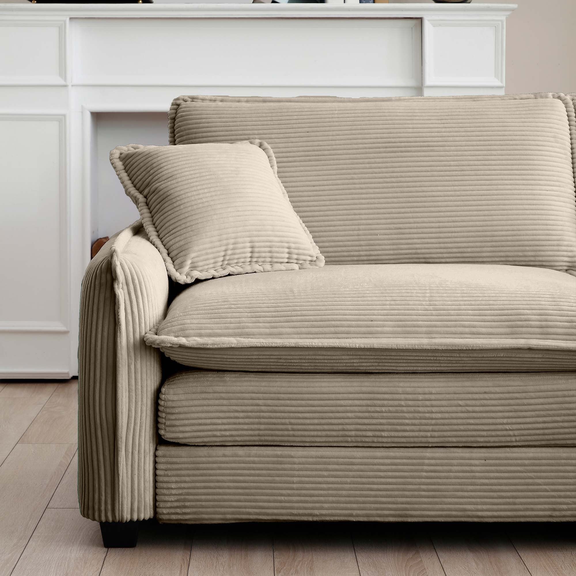 Walker Edison Cloud Loveseat Sofa - Thumbnail 2