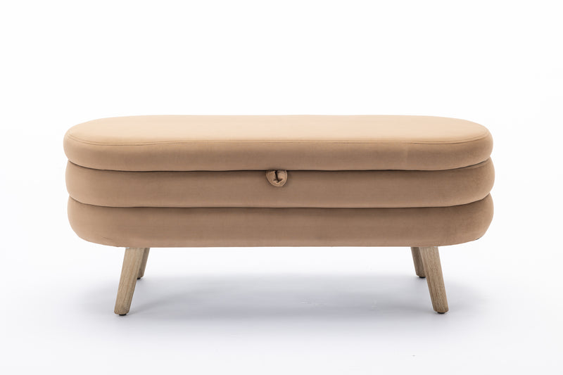 Walker Edison| Velvet Storage Bench